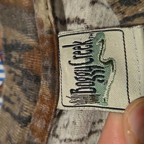 Vintage Nebraska Huskers Camouflage Shirt Boggy Creek Camo - Picture 7 of 11